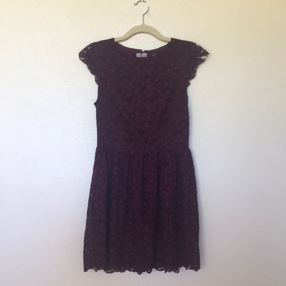wet seal black lace dress Polina main image 0